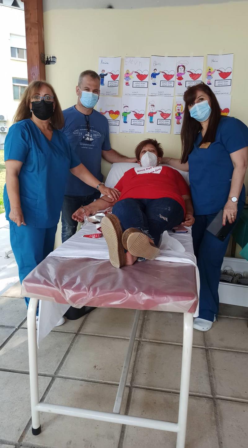 Οι Φίλοι Καρναβαλιού Νάουσας στην παγκόσμια ημέρα αιμοδοσίας