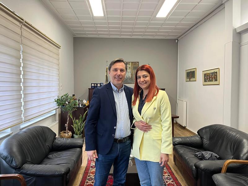 Με τους τρεις Δημάρχους της Ημαθίας συναντήθηκε η Ολυμπία Αποστόλου