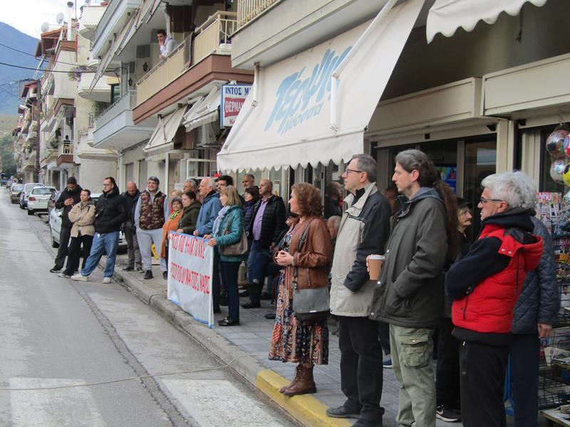 Πολιτική εξόρμηση του Κ.Κ.Ε στη συνοικία Αγίου Γεωργίου στη Νάουσα 