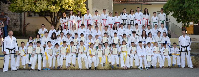 ΘΕΡΙΝΕΣ ΕΞΕΤΑΣΕΙΣ ΖΩΝΩΝ ΣΤΟΝ Α.Γ.Σ. TAEKWON-DO ΝΑΟΥΣΑΣ 