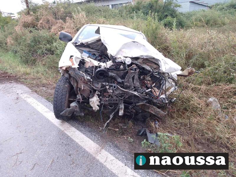 Σοβαρό τροχαίο ατύχημα μετά την είσοδο της Στενημάχου προς Βέροια