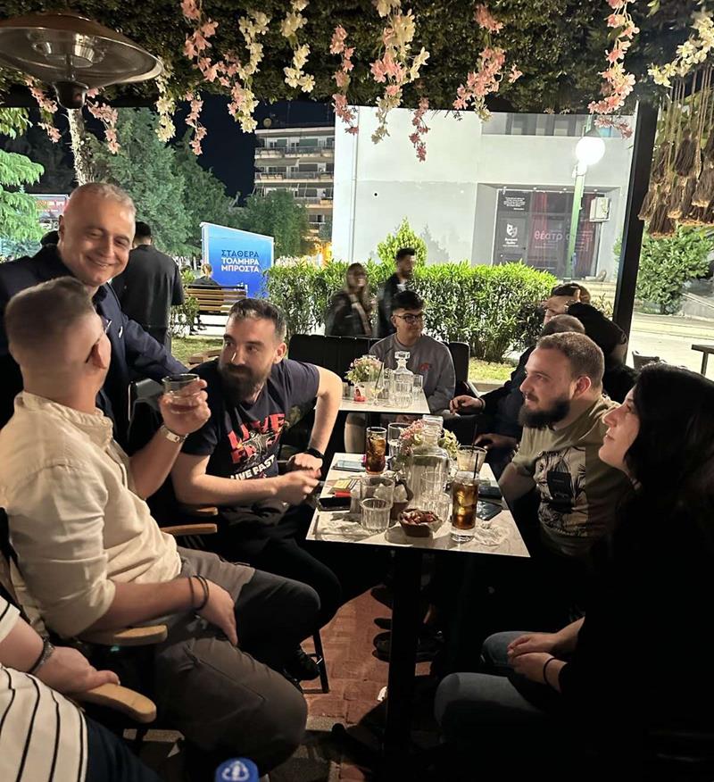 Ο ΛΑΖΑΡΟΣ ΤΣΑΒΔΑΡΙΔΗΣ ΜΕ ΤΟΥΣ ΝΕΟΥΣ ΤΗΣ ΑΛΕΞΑΝΔΡΕΙΑΣ