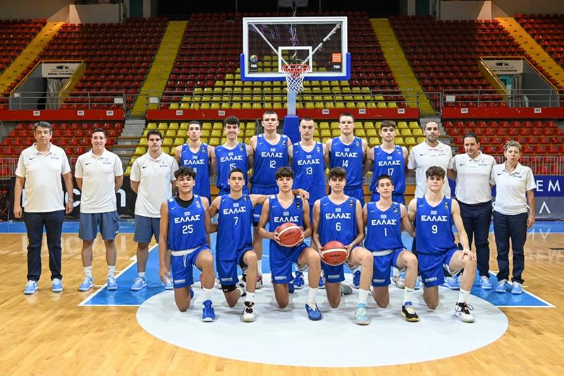 Έκανε το 3 στα 3 η Εθνική Παίδων στη φάση των ομίλων στο Ευρωπαϊκό Πρωτάθλημα U16 με τον Βασίλη Πουρλίδα στη σύνθεσή της 