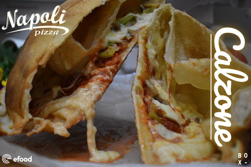 Απολαυστικά Calzone από την pizza Napoli 