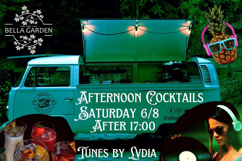 Afternoon Cocktail party το απόγευμα του Σαββάτου στο «THE BELLA GARDEN»