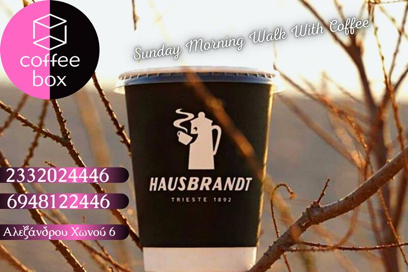 Sunday Morning Walk With Coffee box