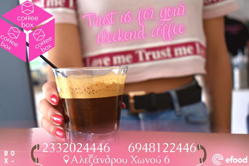 Coffee box: Trust us for your weekend coffee