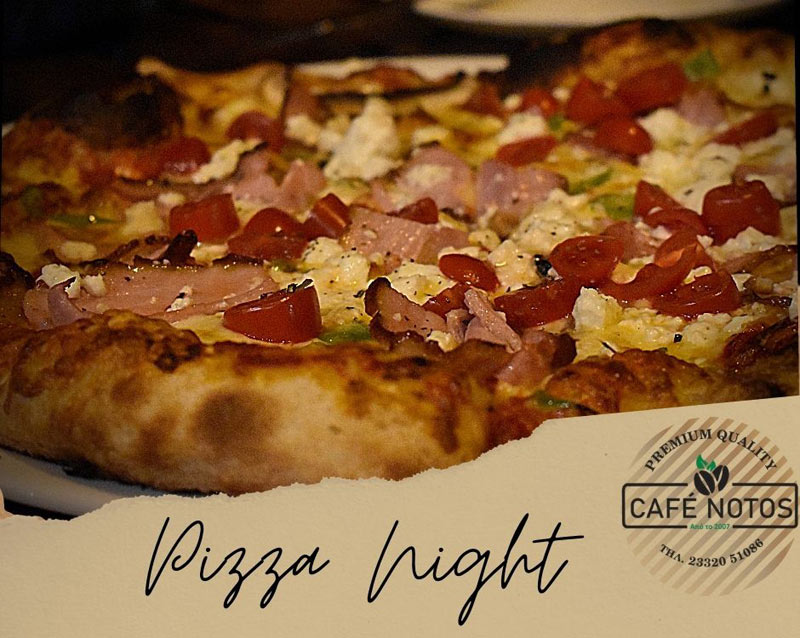 Pizza night στο «café Notos» στο Γιαννακοχώρι Νάουσας