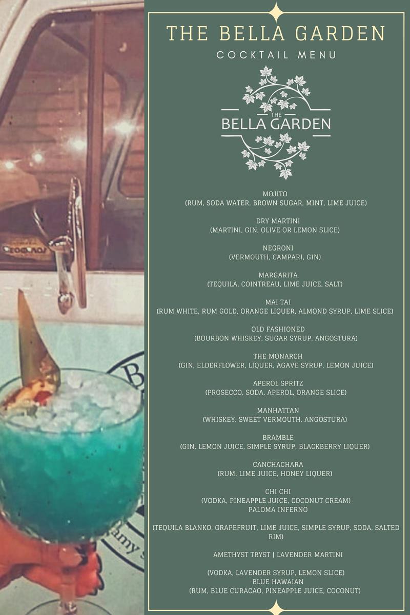 It's Cocktail Time! Χαλαρώστε και απολαύστε το κοκτέιλ σας στο The Bella Garden 