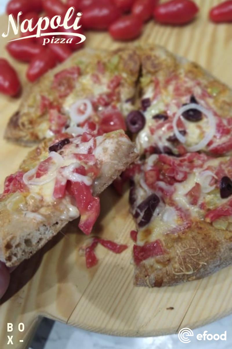 Λαχταριστή pizza με αλεύρι ολικής άλεσης από την Napoli
