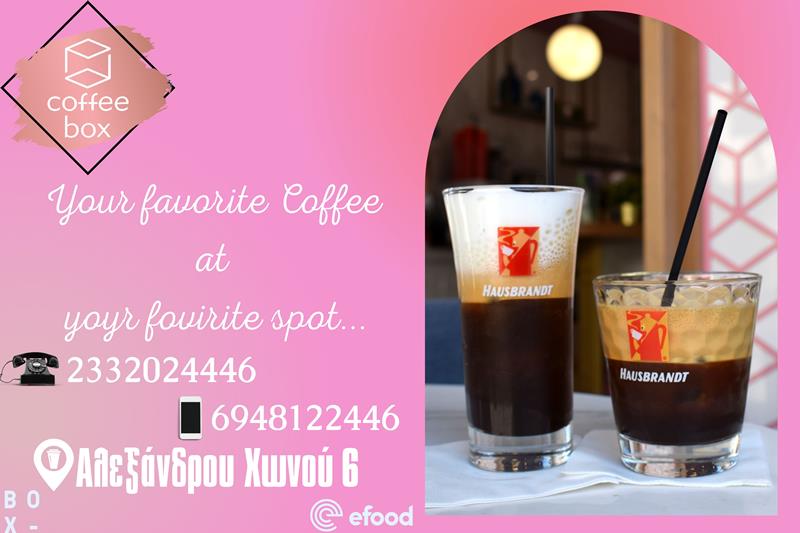 Your favorite Coffee at your favorite spot…