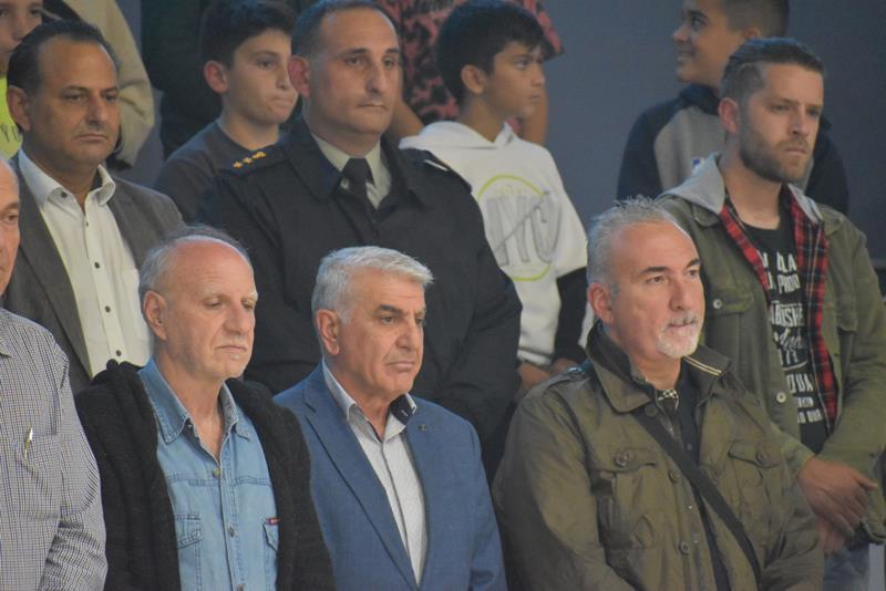 Στα εγκαίνια του ανακαινισμένου κλειστού δημοτικού γυμναστηρίου Νάουσας ο , ο κ. Αθανάσιος Αλατζόγλου, Διευθυντής της Δευτεροβάθμιας Εκπαίδευσης Ημαθίας