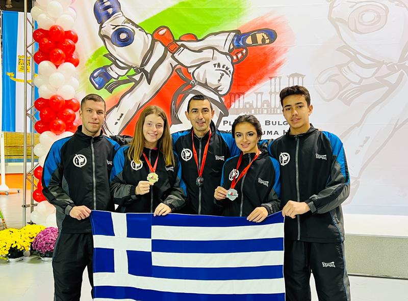 ΜΕΤΑΛΛΙΑ ΓΙΑ ΤΟ TAEKWON-DO ΤΗΣ ΝΑΟΥΣΑΣ ΣΤΟ BULGARIA OPEN 2022 