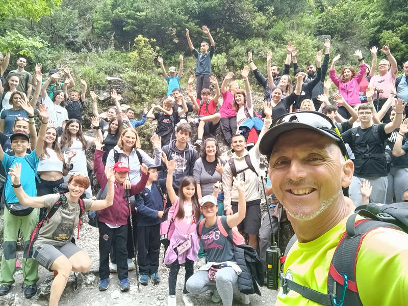 Πλήθος κόσμου στην εκδρομή του Κενταύρου στον Όλυμπο