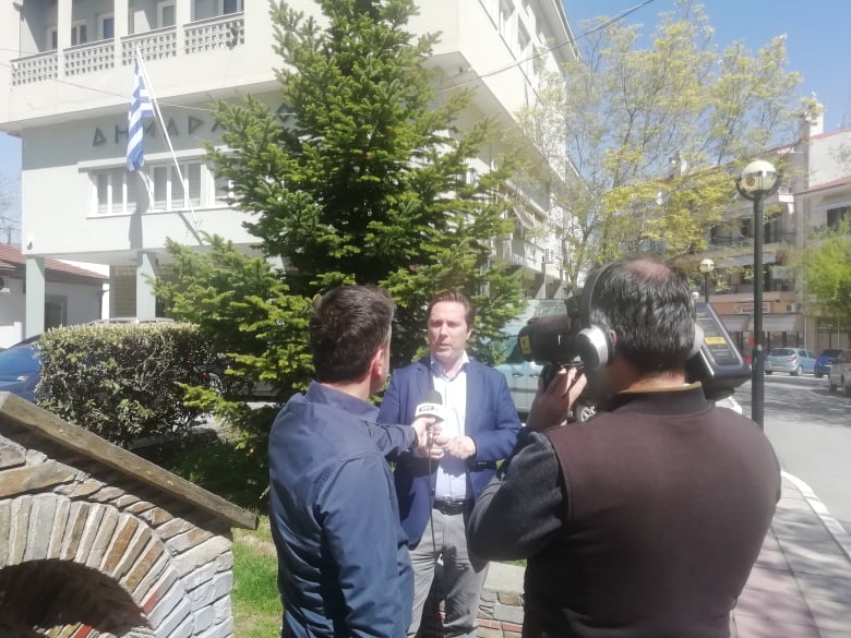 Για ρεπορτάζ στη Νάουσα συνεργείο της ΕΡΤ3 