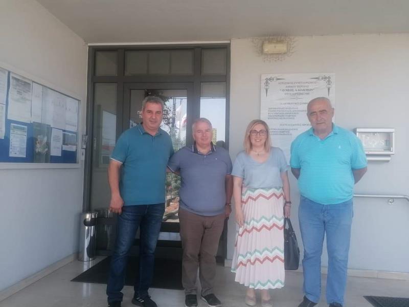 Στον Αγροτικό Συνεταιρισμό Άμμου Βέροιας ΝΕΟΣ ΑΛΙΑΚΜΩΝ η Στέλλα Αραμπατζή 