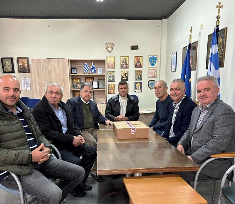  Δωρεά στην Ένωση Αποστράτων Σωμάτων Ασφαλείας Νομού Ημαθίας πραγματοποίησε ο Λάζαρος Τσαβδαρίδης