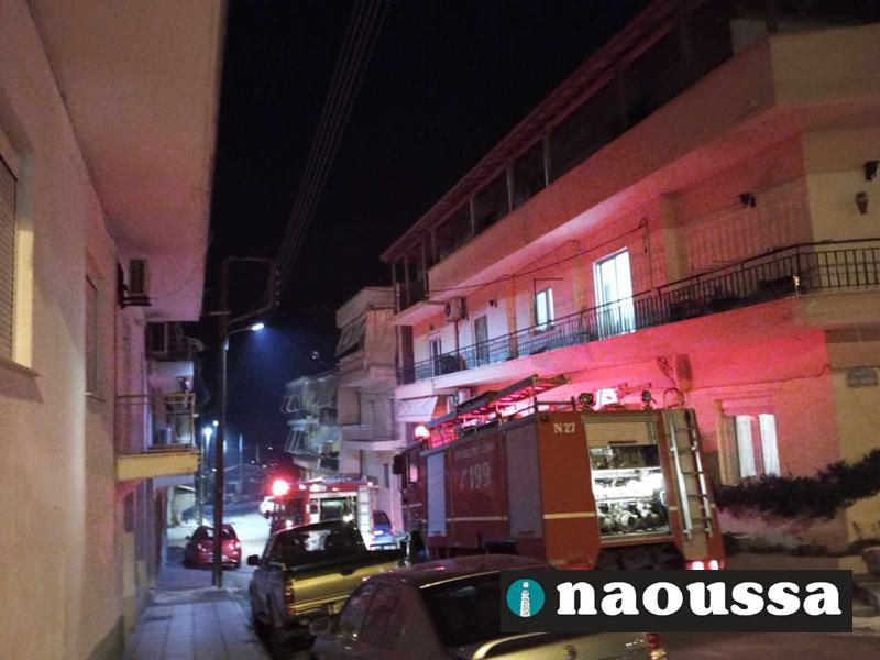 Νέα επέμβαση της Πυροσβεστικής σε φωτιά σε καμινάδα στη Νάουσα