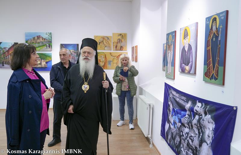 Επιτυχημένη η Έκθεση Ζωγραφικής και Αγιογραφίας του τμήματος του Ωδείου της Ιεράς Μητροπόλεως Βεροίας και Ναούσης