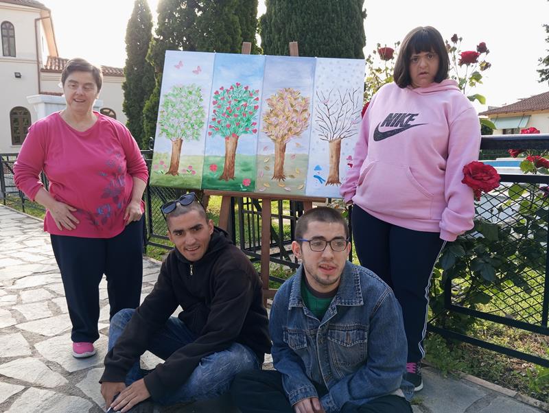 Συμμετοχή του ΚΔΑΠ-ΑμεΑ του Δήμου Νάουσας στην Πανελλήνια Έκθεση Ζωγραφικής των ΚΔΑΠ-ΑμεΑ