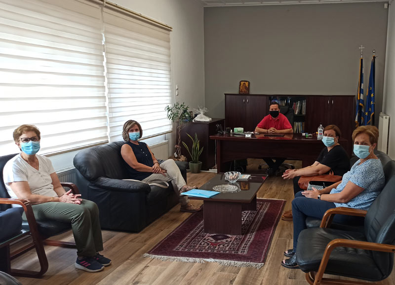 Συνάντηση Δημάρχου Νάουσας με το νέο Δ.Σ. του Συλλόγου Φίλων του Νοσοκομείου Νάουσας