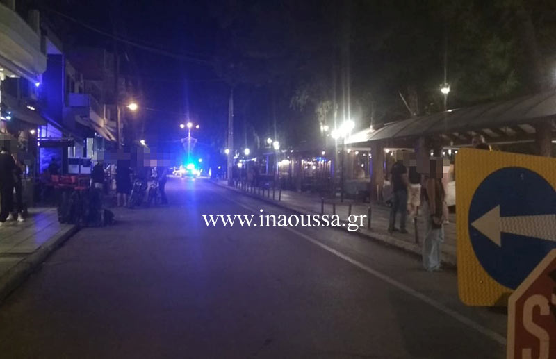 Άδεια η Νάουσα τα μεσάνυκτα του Σάββατου στην πρώτη ημέρα εφαρμογής της  απόφασης απαγόρευσης λειτουργίας χώρων εστίασης και διασκέδασης από τα μεσάνυχτα έως τις 7 το πρωί