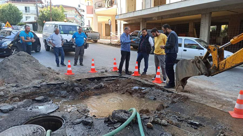 Ενημέρωση για την αποκατάσταση της βλάβης από την ΔΕΥΑΝ 