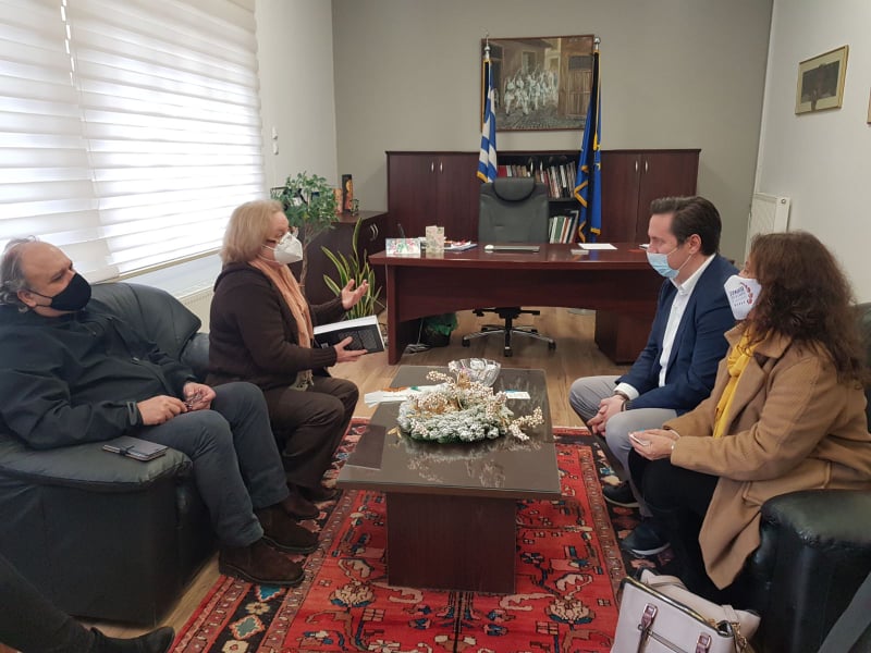 Συνάντηση του Δημάρχου Νάουσας με την Πρέσβη και τον  Γενικό Πρόξενο της Κούβας στην Ελλάδα 