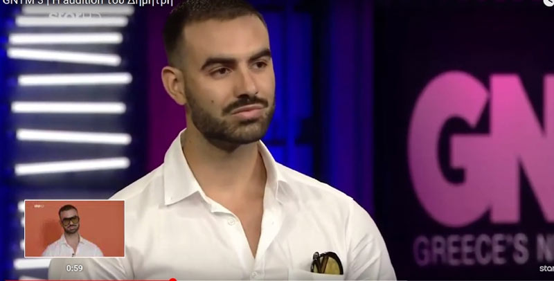 Στο Greece's Next Top Model ο Ναουσαίος Δημήτρης Μπαξεβάνος (video) 
