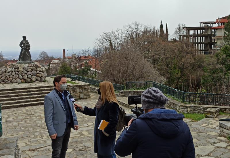 Ρεπορτάζ της ΕΡΤ3 στη Νάουσα ενόψει της Εθνικής Επετείου της 25ης Μαρτίου
