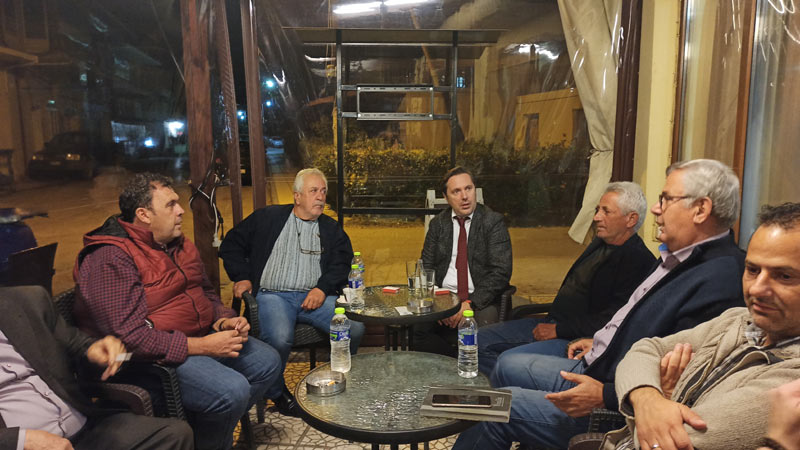 Επίσκεψη Δημάρχου Νάουσας σε Αρχάγγελο και Ζερβοχώρι