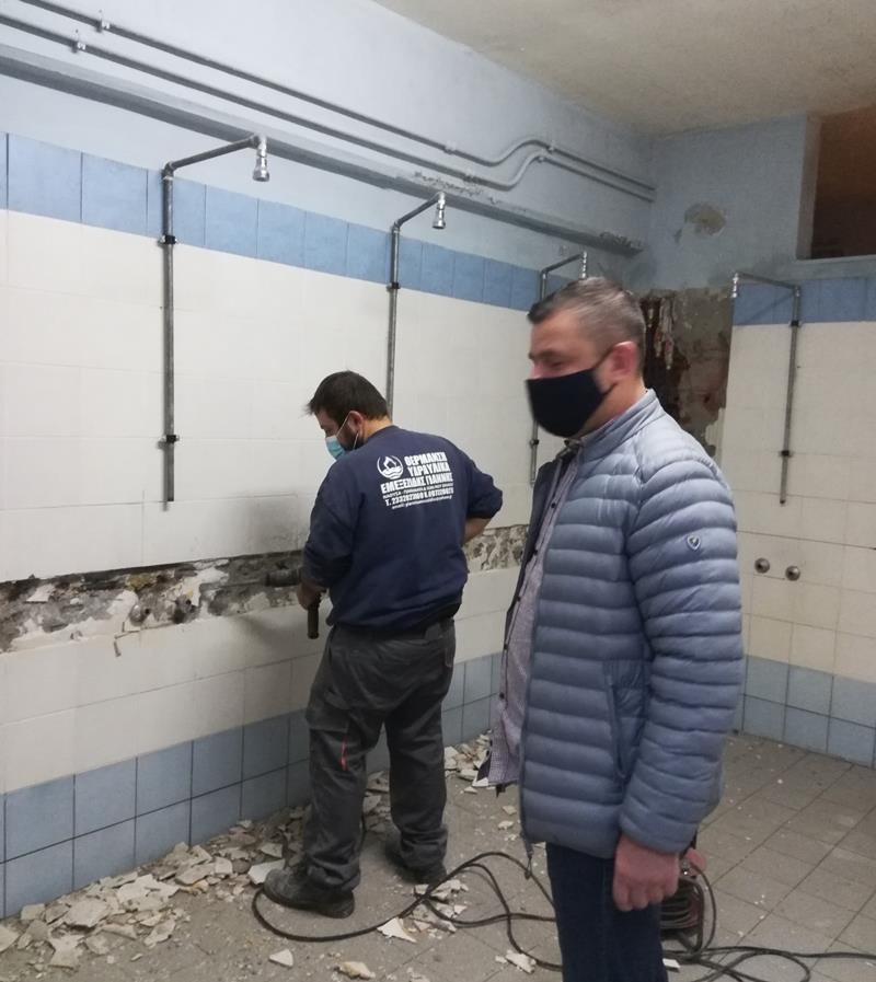 Ξεκίνησαν εργασίες συντήρησης σε υδραυλικές εγκαταστάσεις του Δημοτικού Κολυμβητηρίου Νάουσας