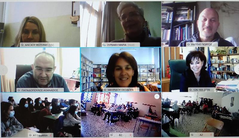 Η ΒΟΥΛΑ ΠΑΤΟΥΛΙΔΟΥ ΣΥΖΗΤΗΣΕ ΜΕ ΤΑ ΠΑΙΔΙΑ ΤΟΥ ΛΑΠΠΕΙΟΥ 1ΟΥ ΓΥΝΝΑΣΙΟΥ ΝΑΟΥΣΑΣ