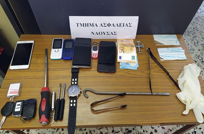 Σύλληψη δυο  ατόμων από αστυνομικούς του Τμήματος Ασφάλειας Νάουσας