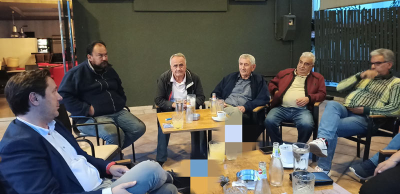 Συναντήσεις  Δημάρχου Νάουσας με δημότες  στις Τοπικές Κοινότητες Χαρίεσσας και Λευκαδίων 