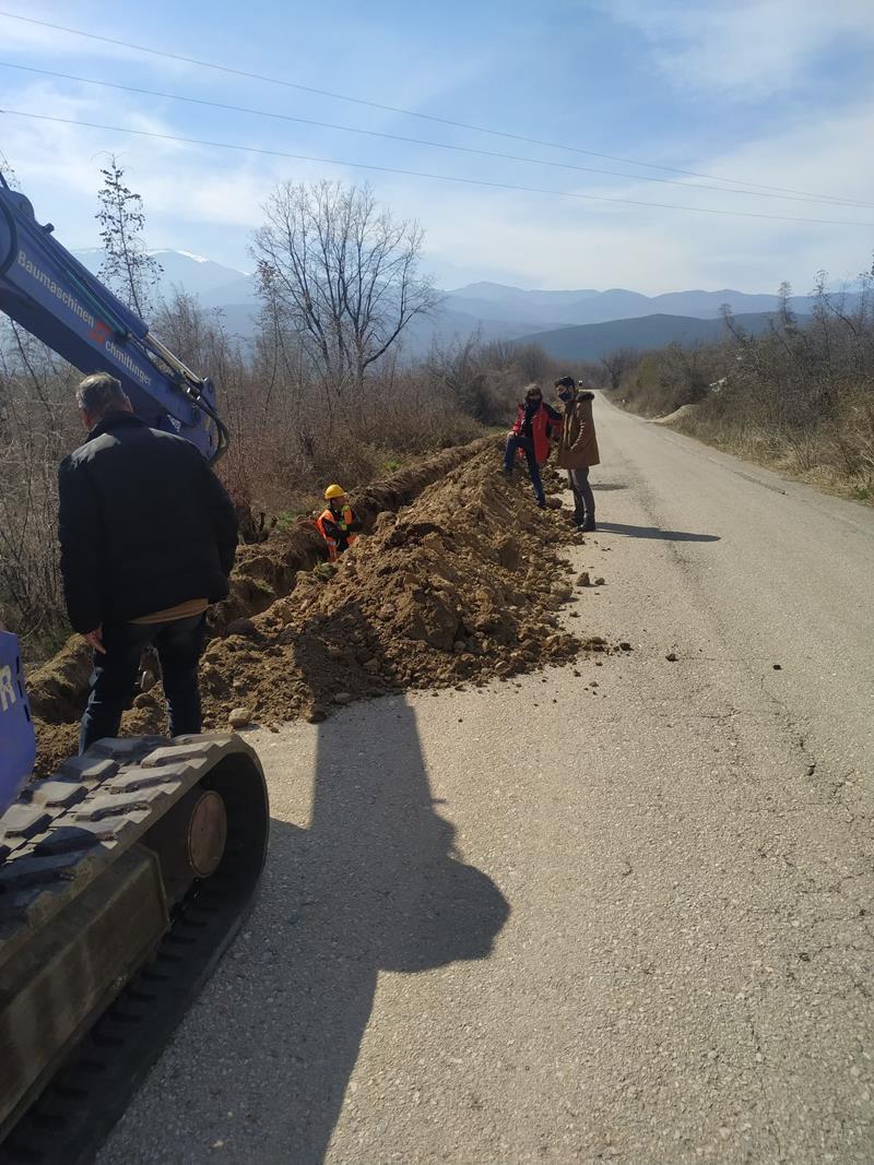 ΥΠΟΕΡΓΟ 1: Ενίσχυση υδροδότησης οικισμού Μαρίνας από υδατοδεξαμενή Γιαννακοχωρίου με προϋπολογισμού 330.762,32 €. Σύμβαση ποσού 165.478,92 €