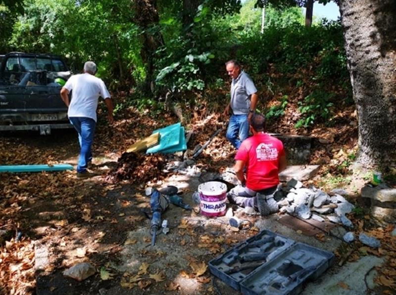Έργο υδρομάστευσης στην περιοχή Χώρας Νερό