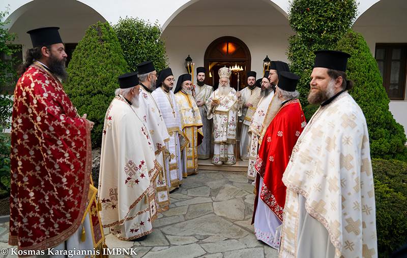 Ο Εσπερινός της Αγάπης στην Μονή του Τιμίου Προδρόμου Ναούσης