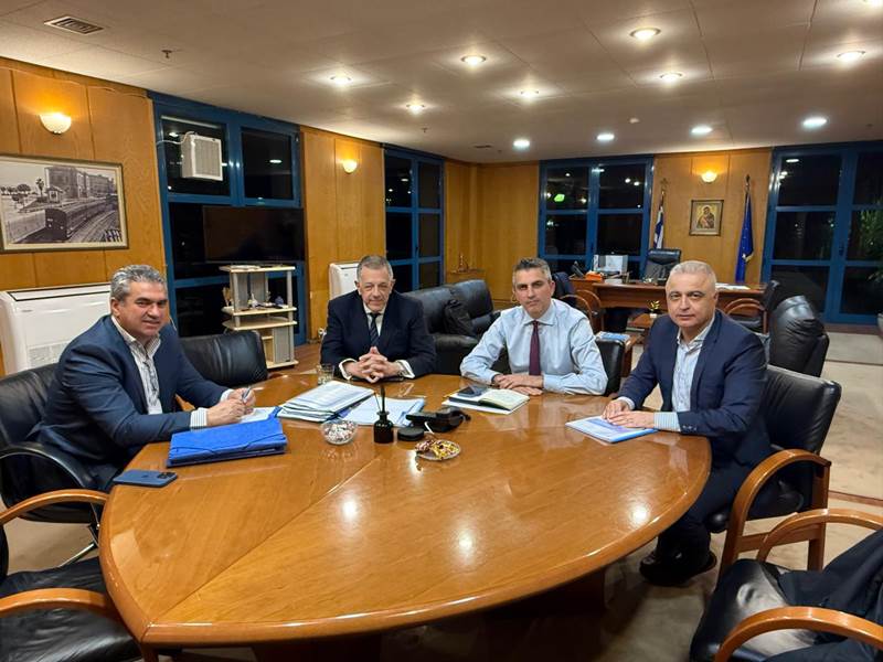 Το ζήτημα της ολοκλήρωσης  του κάθετου άξονα Εγνατία - Βέροια – Σκύδρα, στην συνάντηση του Υφυπουργού Ανάπτυξης Λάζαρου Τσαβδαρίδη με την  πολιτική ηγεσία του αρμόδιου Υπουργείου Υποδομών και Μεταφορών