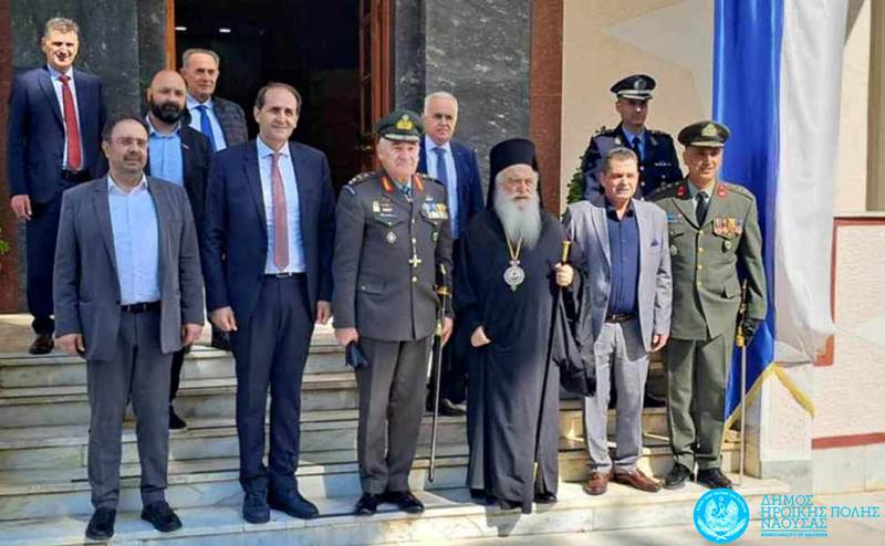 Στην τελετή εορτασμού της 1ης Μεραρχίας Πεζικού στη Βέροια, ο Αντιδήμαρχος Καθαριότητας, Περιβάλλοντος & Δημοτικής Αστυνομίας, κ. Γρηγόρης Σαμαράς