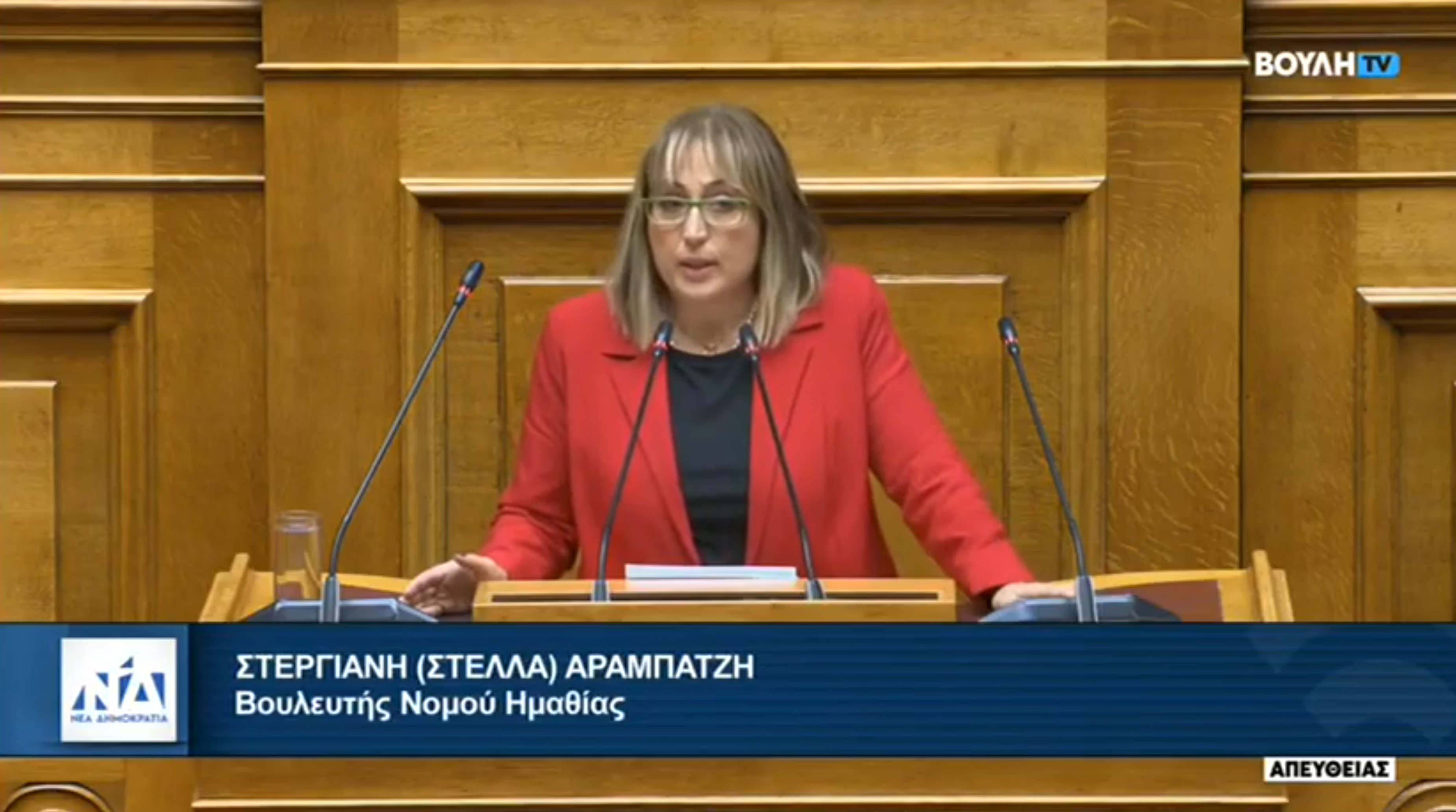 Ομιλία Σ. Αραμπατζή στη συζήτηση της «Κύρωσης του Κρατικού Προϋπολογισμού οικονομικού έτους 2026»