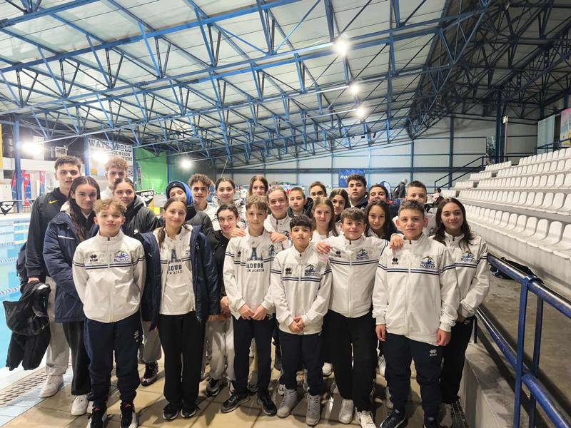 Δυναμική παρουσία της Κολυμβητικής Ακαδημίας «ΝΑΟΥΣΑ» στους Αγώνες Επιδόσεων 25μ. στην Κατερίνη