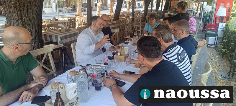 Συνάντηση του Δημάρχου Νάουσας με τους δημοσιογράφους της Ημαθίας