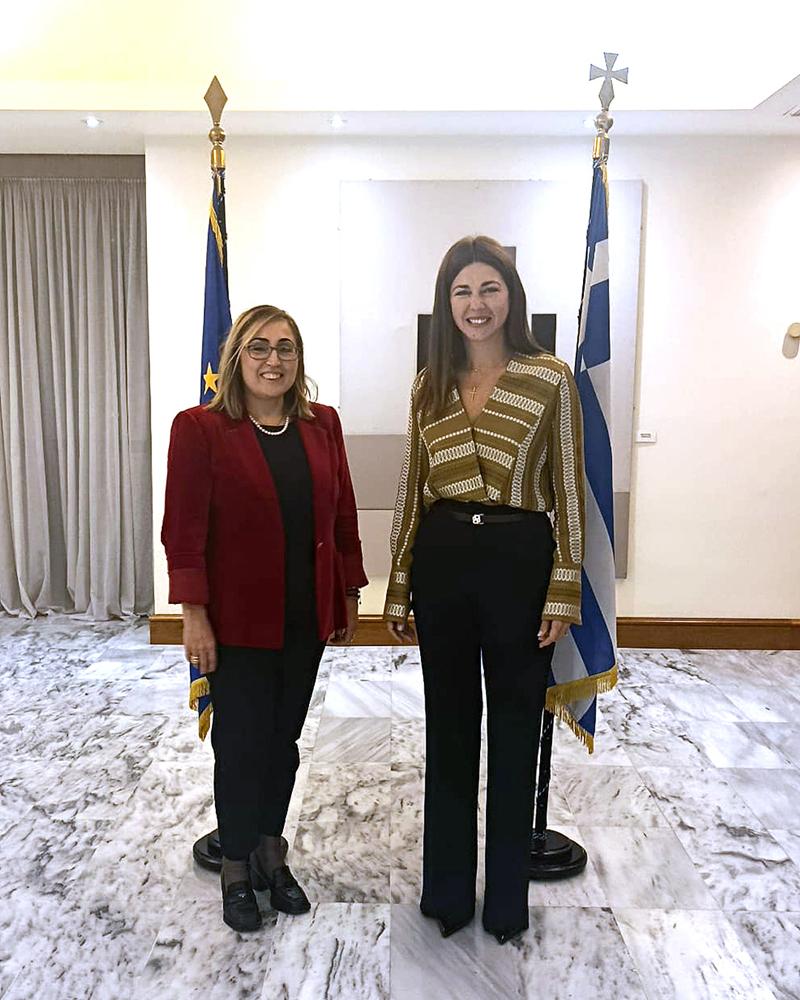 Συνάντηση Εργασίας της Βουλευτή Ημαθίας Στέλλας Αραμπατζή με την Υπουργό Παιδείας  και Θρησκευμάτων Σοφία Ζαχαράκη