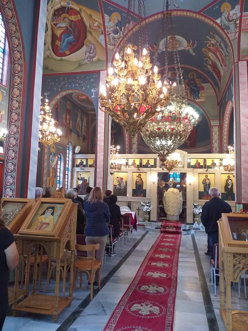 Ανακοίνωση για την Ακολουθία των Δ’ Χαιρετισμών στην Ιερά Μονή Αγίου Γεωργίου Περιστερεώτα