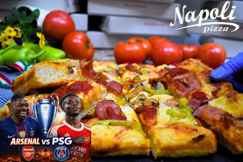 Champions League Final με Pizza Napoli