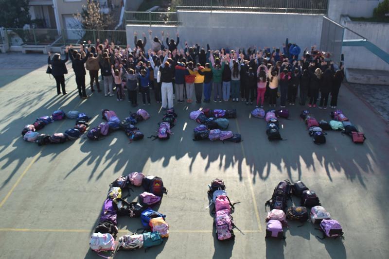 Δυναμικό μήνυμα των μαθητών/τριών του 10ου Δημοτικού Σχολείου Νάουσας: «Όχι στη βία και στον εκφοβισμό»