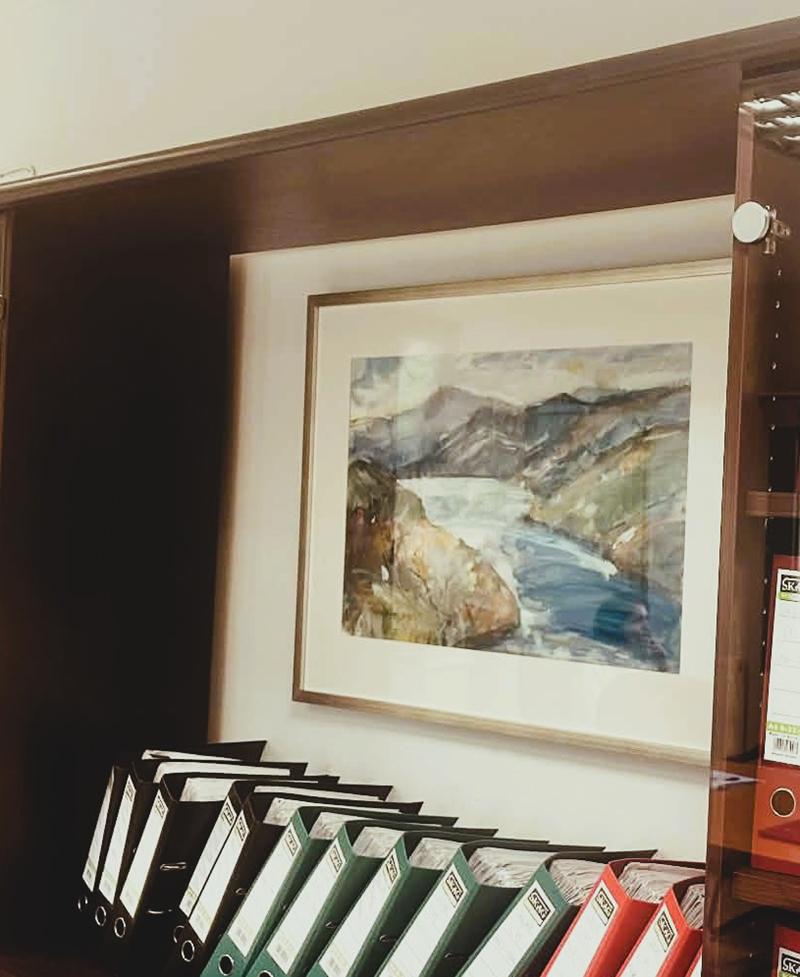 Ο Πρόεδρος της ΔΕΥΑ Νάουσας εκφράζει θερμές ευχαριστίες για τη δωρεά έργου τέχνης